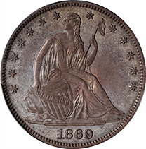 Liberty Seated 1869