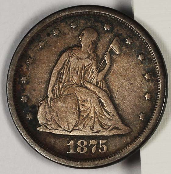 Liberty Seated 1875 s