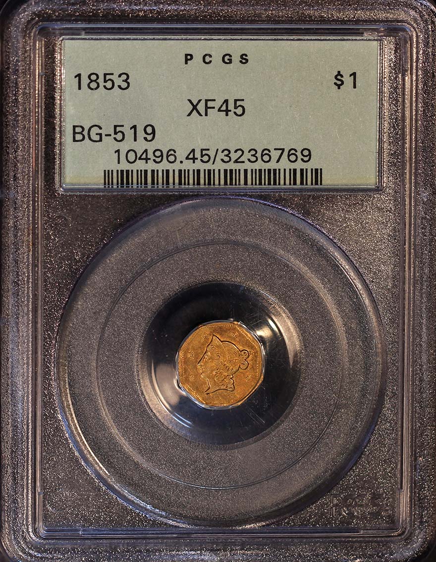 1853 $1 BG-519