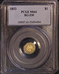 1853 $1 BG-530