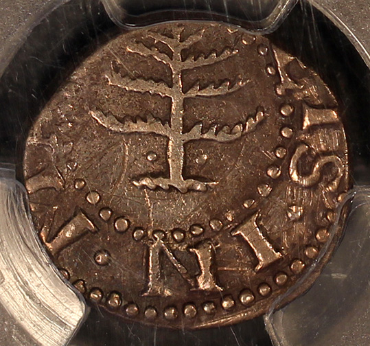 Colonials 1652 6 Pence Pine Tree, With Pellets