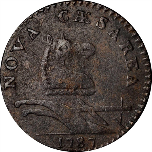 Colonials 1787  New Jersey Copper