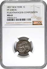 1837 Feuchtwangers Cent