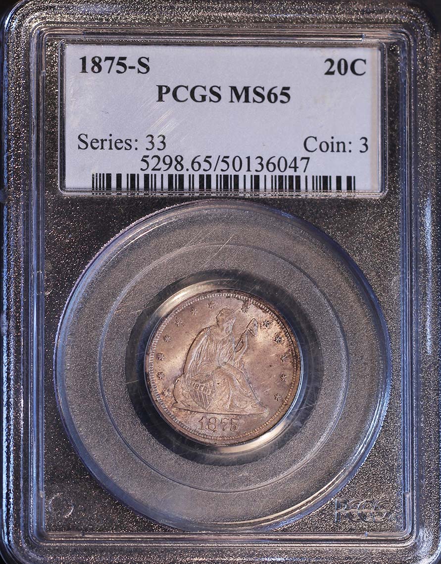 Liberty Seated 1875 s