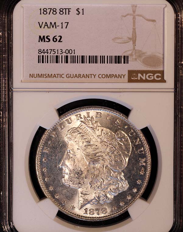 Morgan 1878 8tf Vam-17