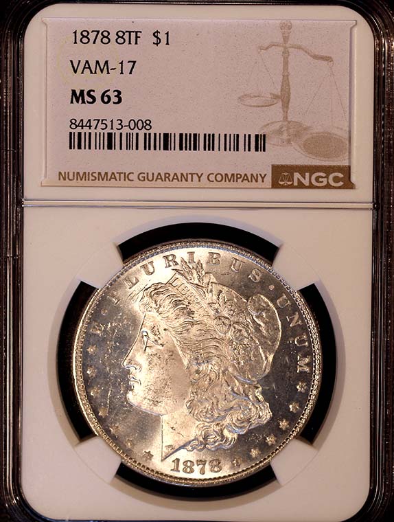 Morgan 1878 8tf Vam-17