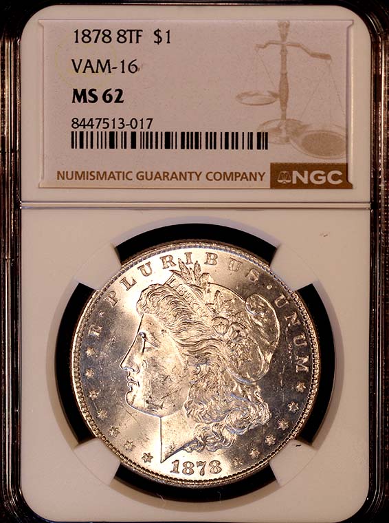 Morgan 1878 8tf Vam-16