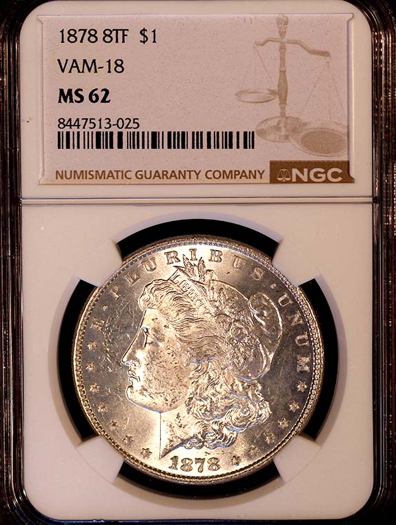 Morgan 1878 8tf Vam-18