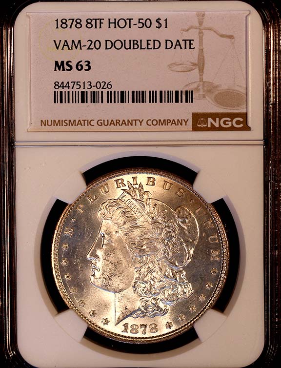 Morgan 1878 8tf Vam-20
