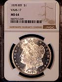 Morgan 1878 8tf Vam-17