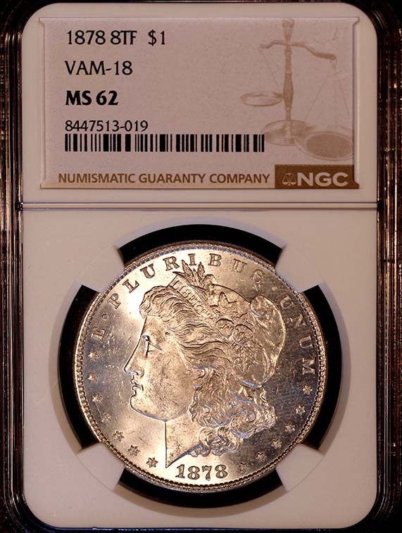 Morgan 1878 8tf Vam-18