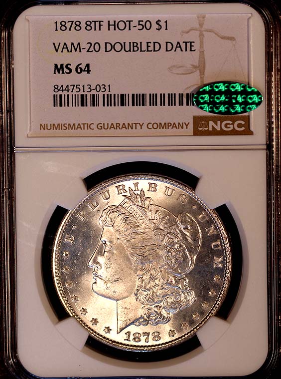 Morgan 1878 8tf Vam-20