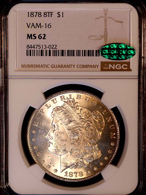 Morgan 1878 8tf Vam-16