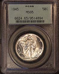 Walking Liberty 1945