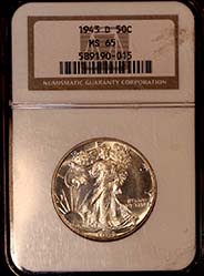 Walking Liberty 1943 D
