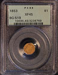 1853 $1 BG-519