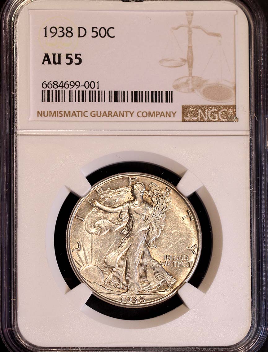 Walking Liberty 1938 D