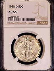 Walking Liberty 1938 D