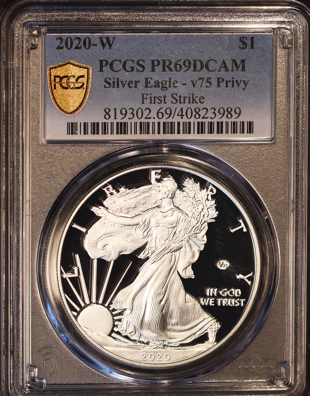 2020-W S$1 Eagle - v75 Privy First Strike